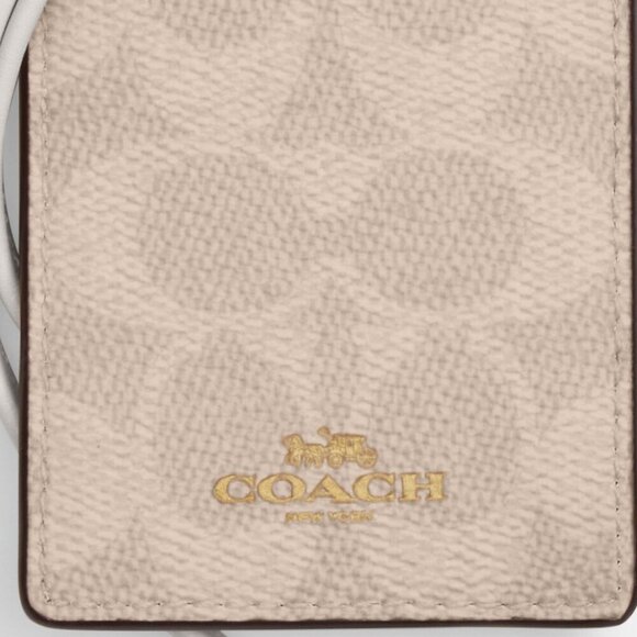 Coach Id Lanyard In Signaure Canvas - Picture 3 of 4